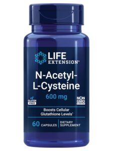 Read more about the article Life Extension N-Acetyl-L-Cysteine 600 Mg 60 Vegetarian Capsules