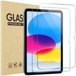 Read more about the article Procase 2 x Tempered Glass Screen Protector for iPad 10th Generation 10.9 Inch 2022, Model A2696, A2757, A2777, Anti-Scratch, Bubble-Free 0.33 mm Thickness 9H Hardness