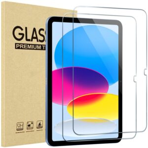 Read more about the article Procase 2 x Tempered Glass Screen Protector for iPad 10th Generation 10.9 Inch 2022, Model A2696, A2757, A2777, Anti-Scratch, Bubble-Free 0.33 mm Thickness 9H Hardness