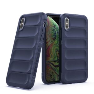 Read more about the article amazon basics Basic Case for Apple iPhone X (Silicone_Dark Blue)